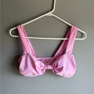 Pink Women's Bikini Bow Top
